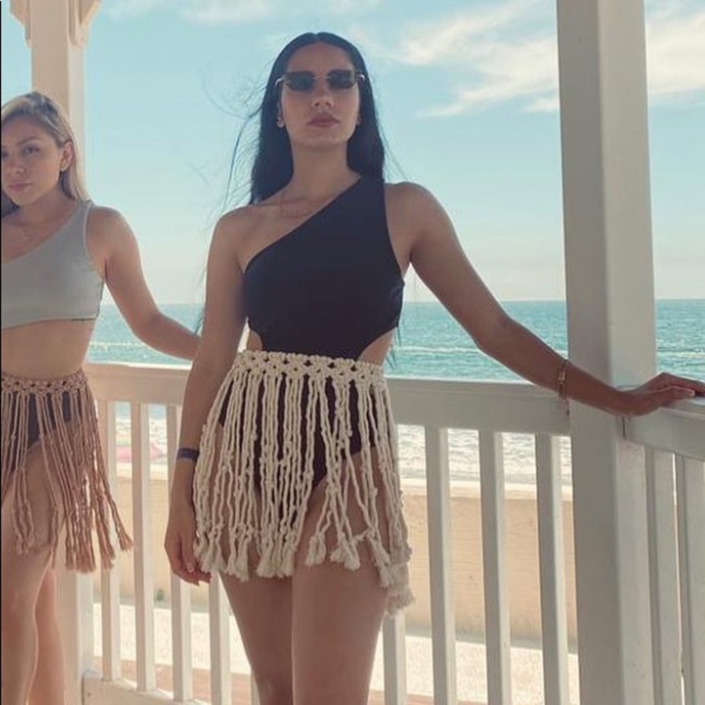 Fringe Crochet Luxury Bikini Cover Up